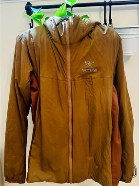 Arc'teryx Atom Hoody Men's Hooded Performance Jacket - Brown/Tan